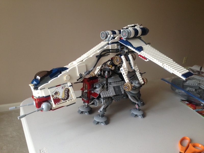 MOD: 75019 AT-TE Dropship compatible - LEGO Star Wars - Eurobricks