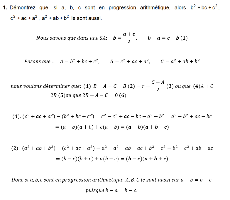 Demontrer La Progression Arithmetique 19 Reponses Lycee 9195 Forum De Mathematiques Maths Forum