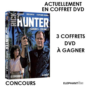 Tentez de gagner un coffret DVD du volume 2 de la saison 5 de Rick Hunter